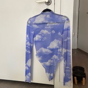 Urban Outfitters cloud mesh bodysuit
